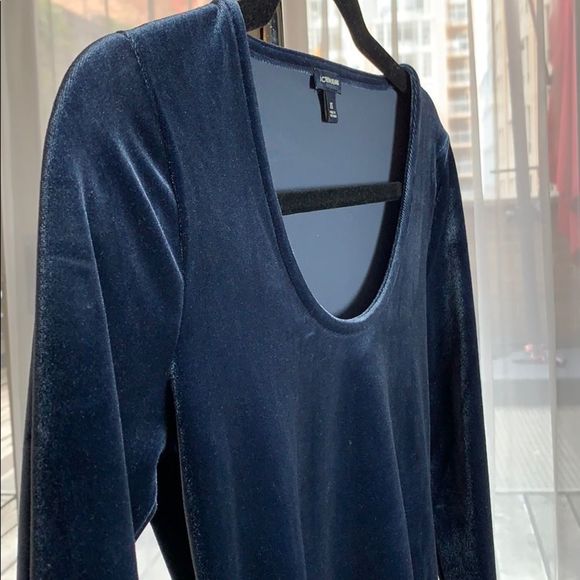 J CREW blue velvet bodysuit size XS - Picture 2 of 12